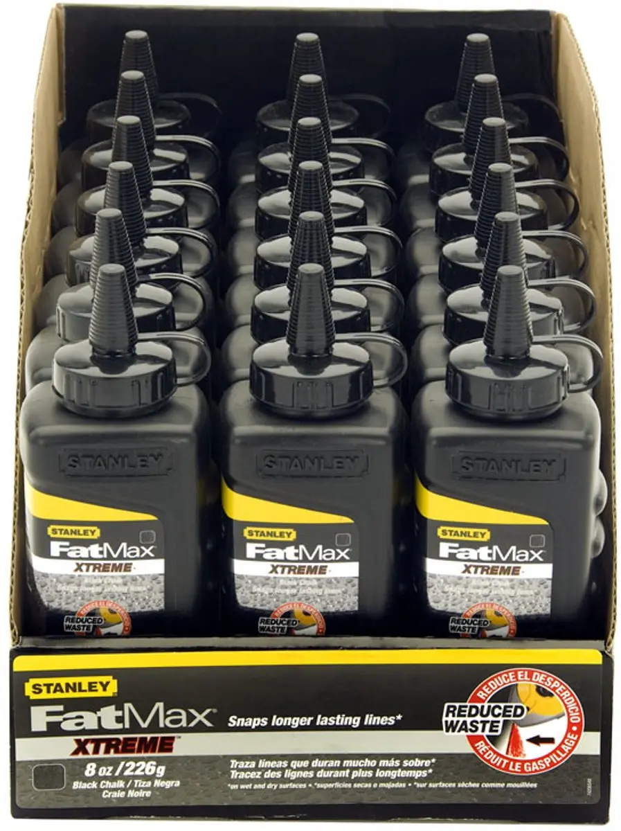 Stanley FatMax Pro Slaglijnpoeder - Zwart