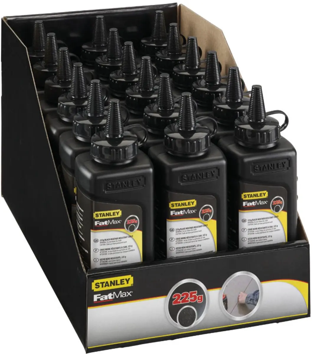 Stanley FatMax Pro Slaglijnpoeder - Zwart