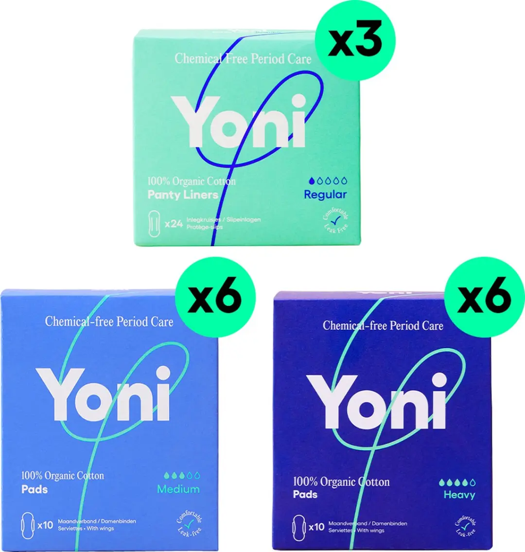 Yoni Voordeelverpakking Inlegkruisjes & Maandverband