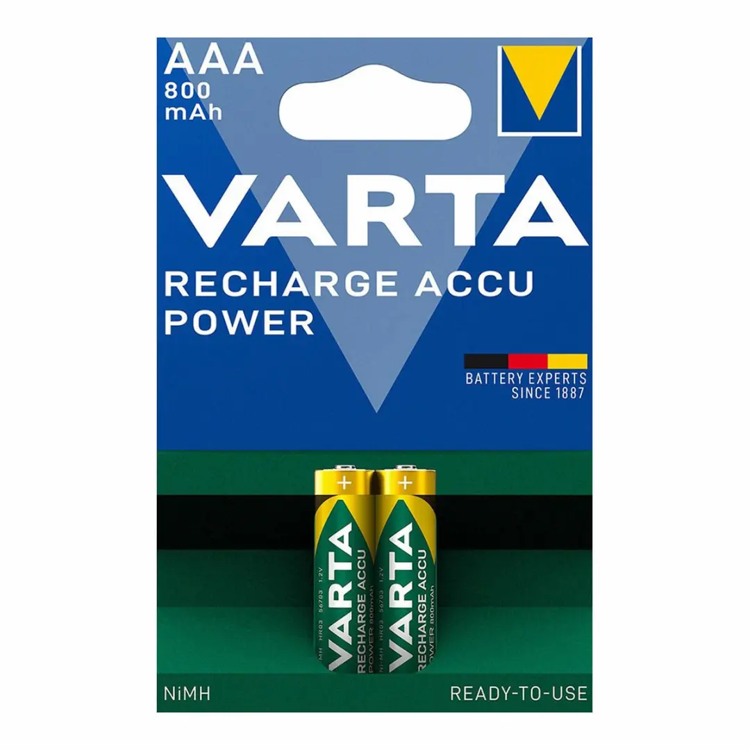 Varta AAA Oplaadbare Batterijen 800mAh