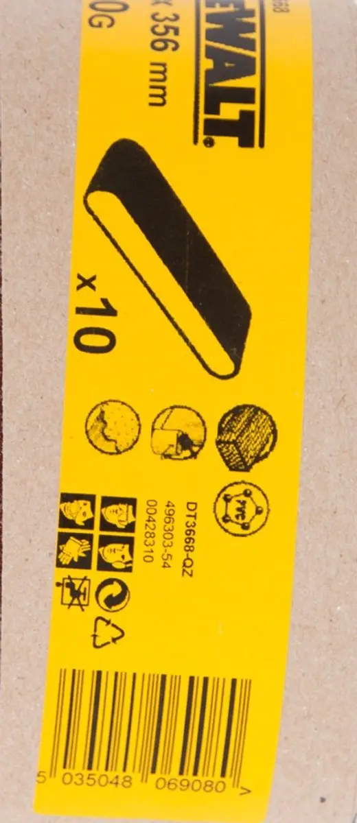 DeWalt DT3668 P100 Schuurband 64x356mm - 10 Stuks
