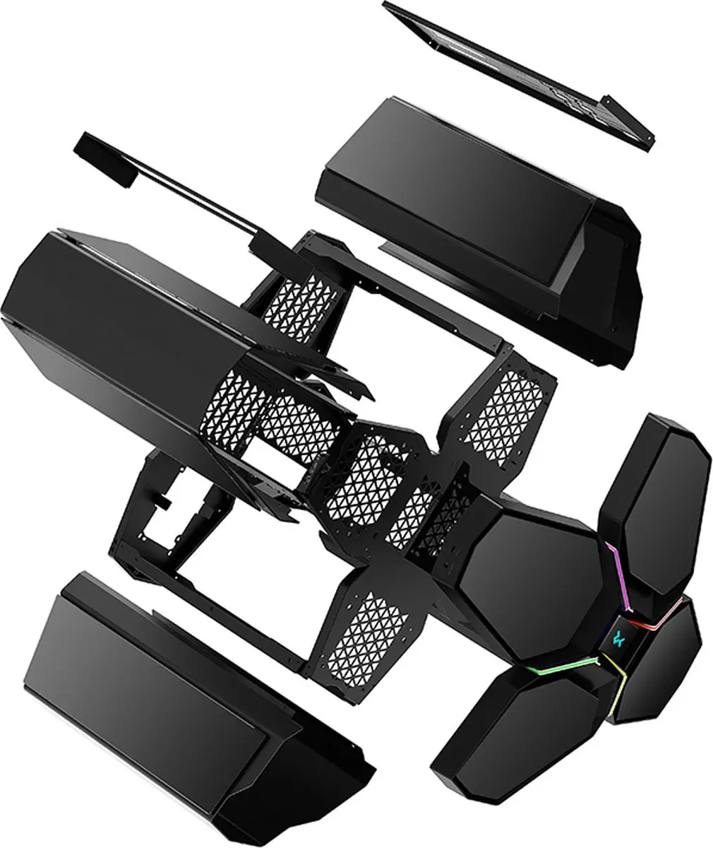DeepCool QuadStellar Infinity PC Case - Zwart