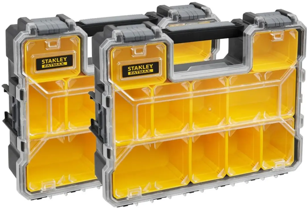 Stanley FatMax FMST1-70740 Organizers Diep - 2 Stuks - Zwart/Geel