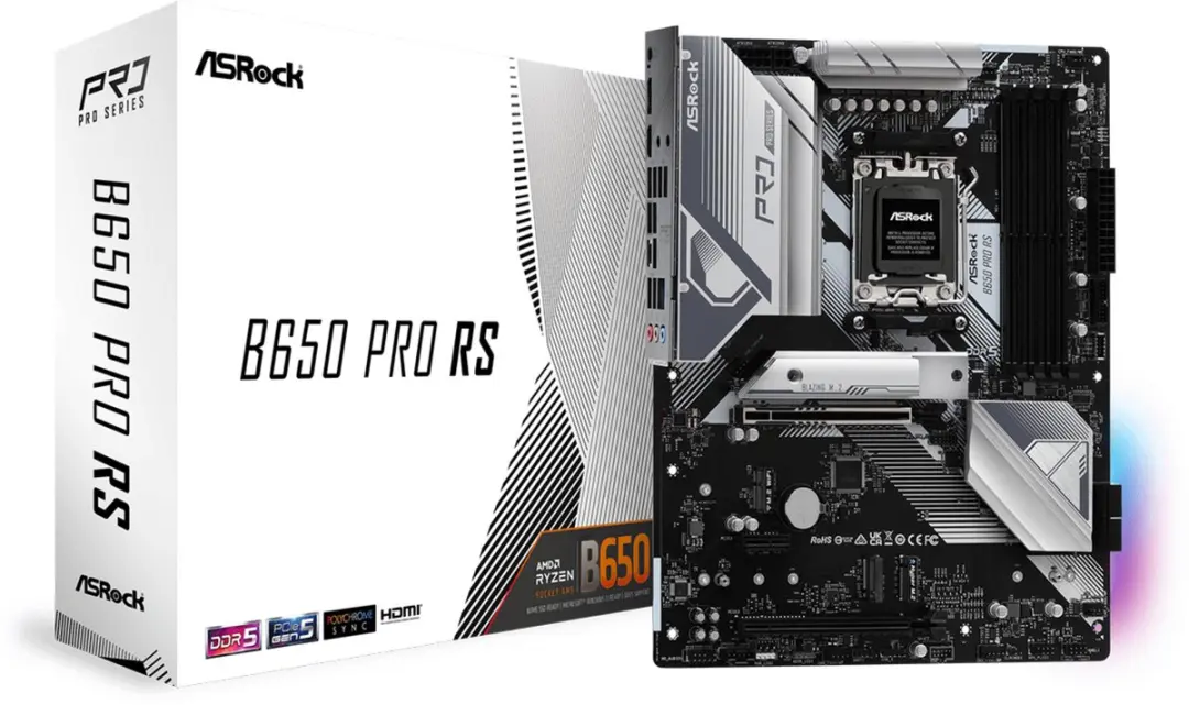 ASRock B650 Pro RS Moederbord