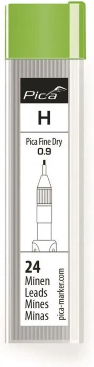 Pica 7050 FINE Navulling H 0,9mm - 24 Stuks