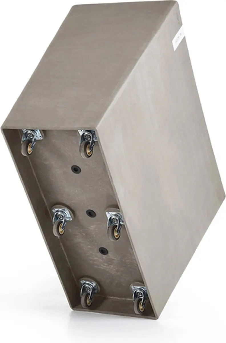 Pot Paris Wheels 85cm Taupe - 220L