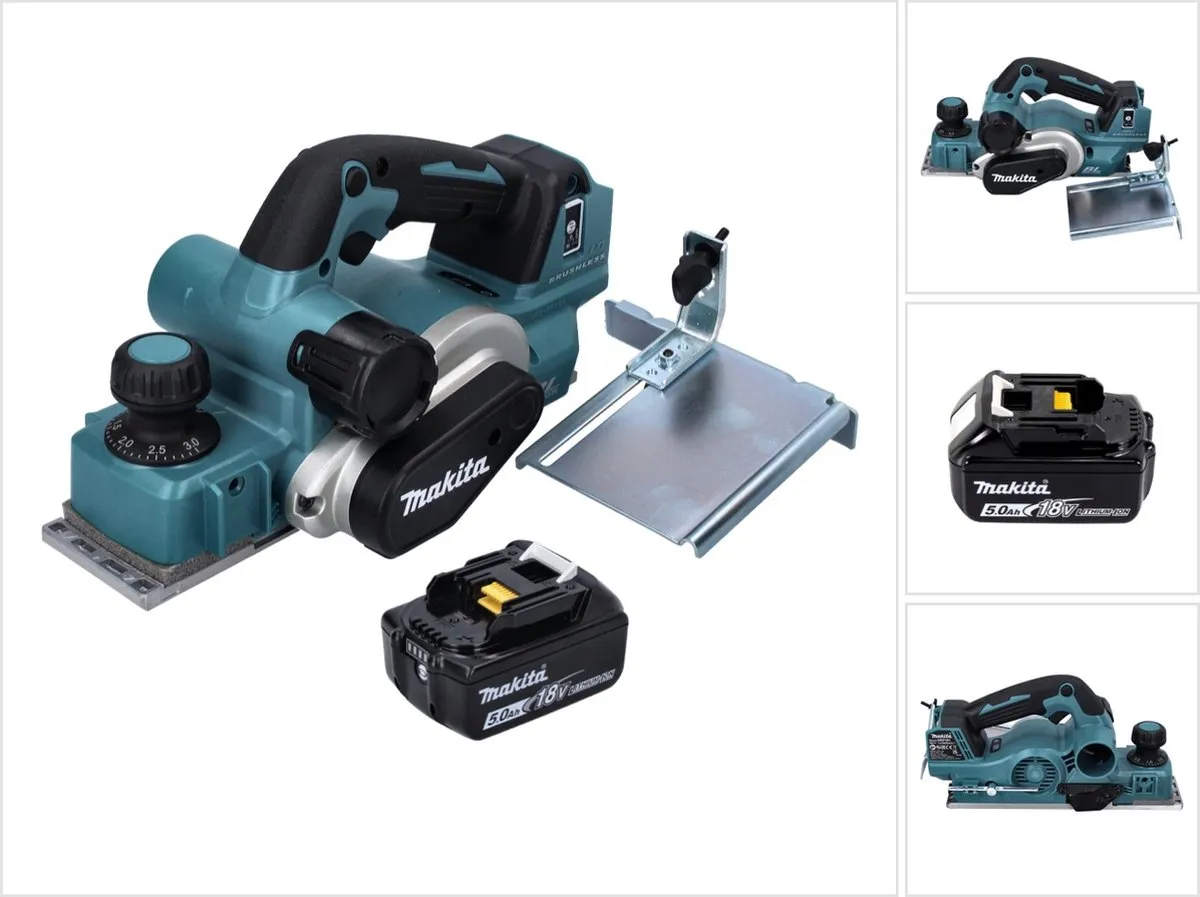 Makita DKP 181 T1 Accuschaafmachine 82mm 18V Borstelloos