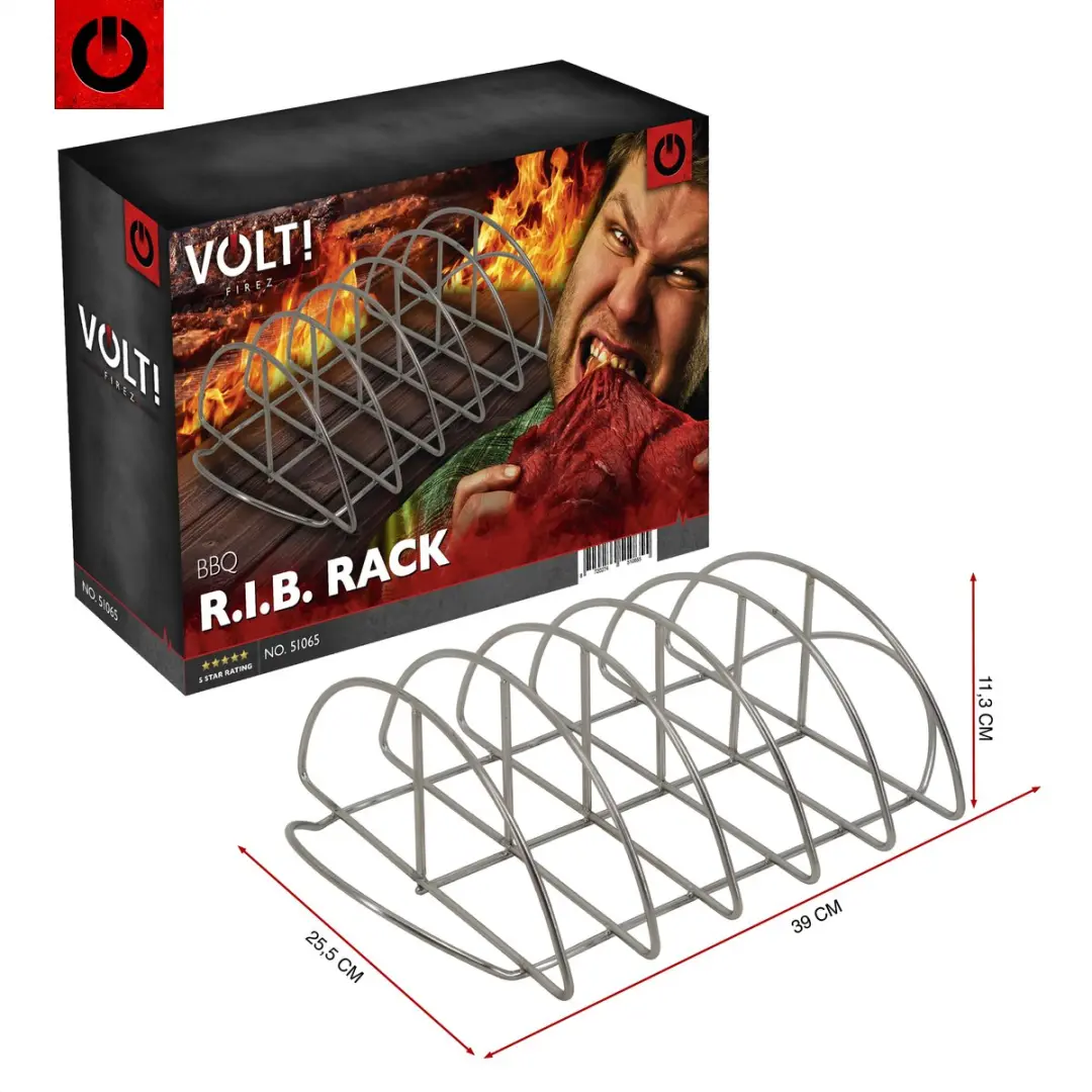 VOLT! R.I.B. Rack 51059 - Rib Rack - Zilver