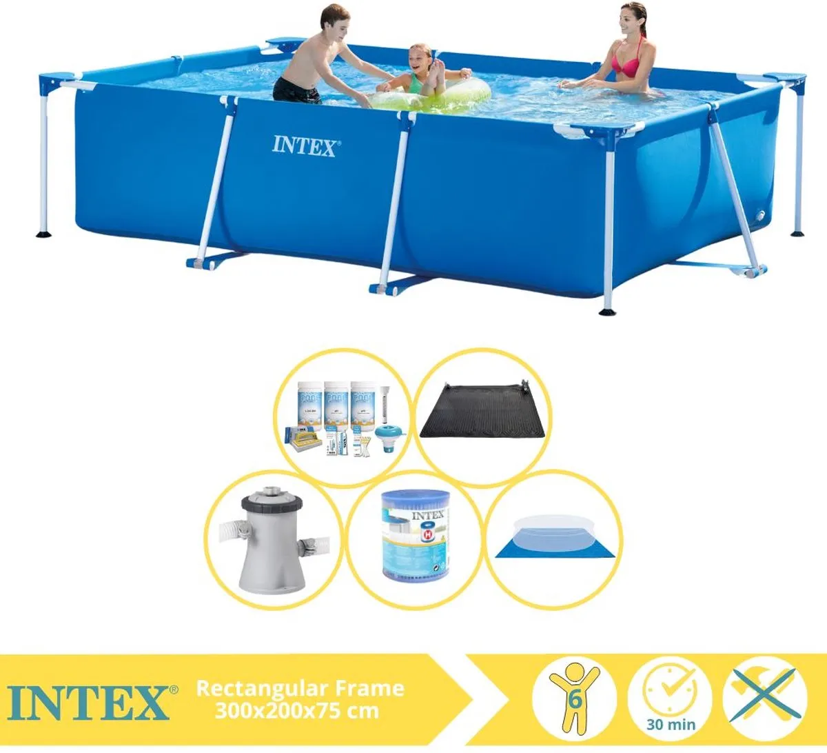 Intex 28272NP Opzetzwembad 300x200x75cm