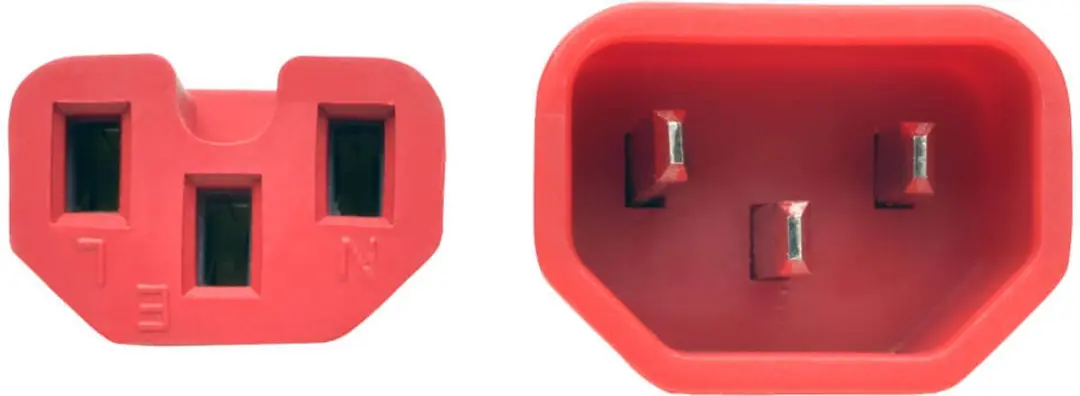 Tripp Lite P018-002-ARD Elektriciteitssnoer - Rood 0,6m C14-C15