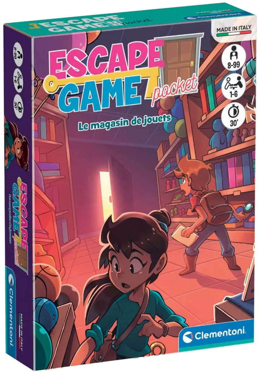 Clementoni Escape Game Kaartspel 52871 - 1 Stuk