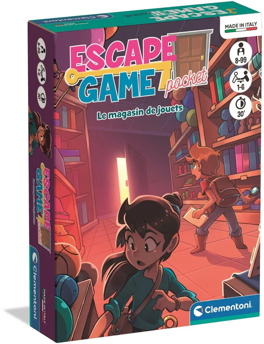 Clementoni Escape Game Kaartspel 52871 - 1 Stuk