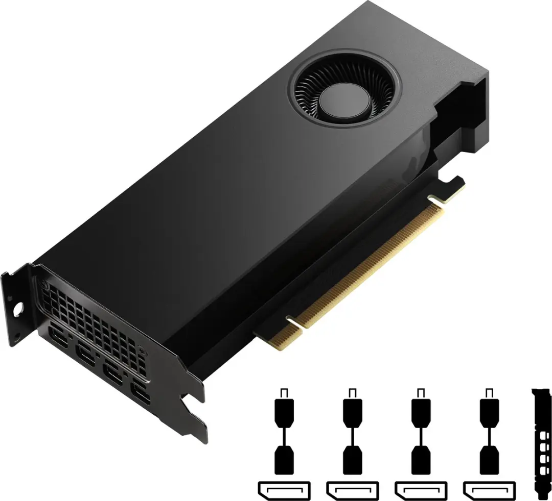 PNY NVIDIA RTX 4000 SFF Quadro 20GB GDDR6 - VCNRTX4000ADALP-PB
