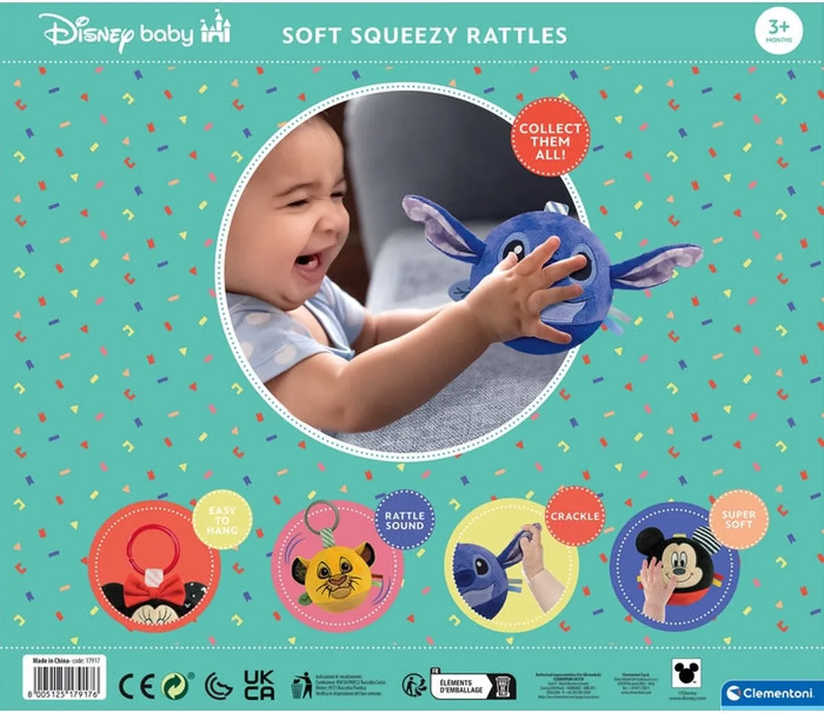 Clementoni Disney Zachte Bal Babyspeelgoed Multicolor