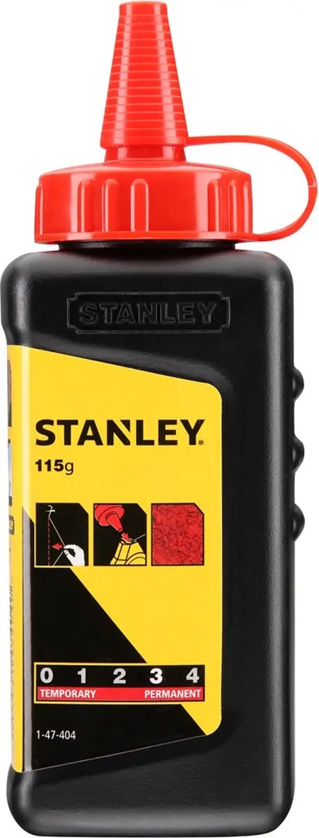 Stanley Slaglijnpoeder 115g - Rood