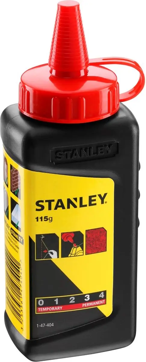 Stanley Slaglijnpoeder 115g - Rood