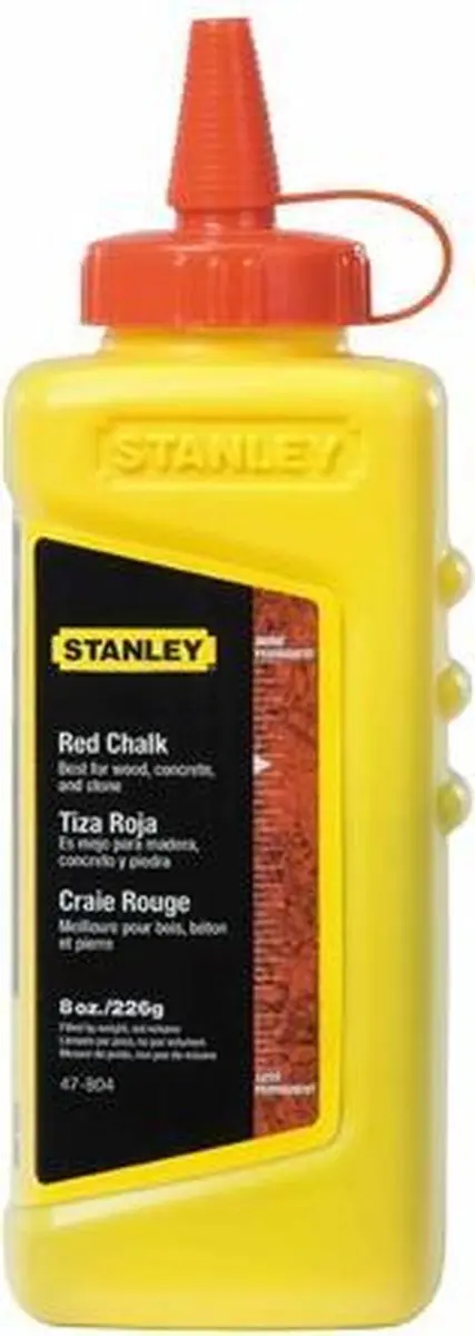 Stanley Slaglijnpoeder 115g - Rood