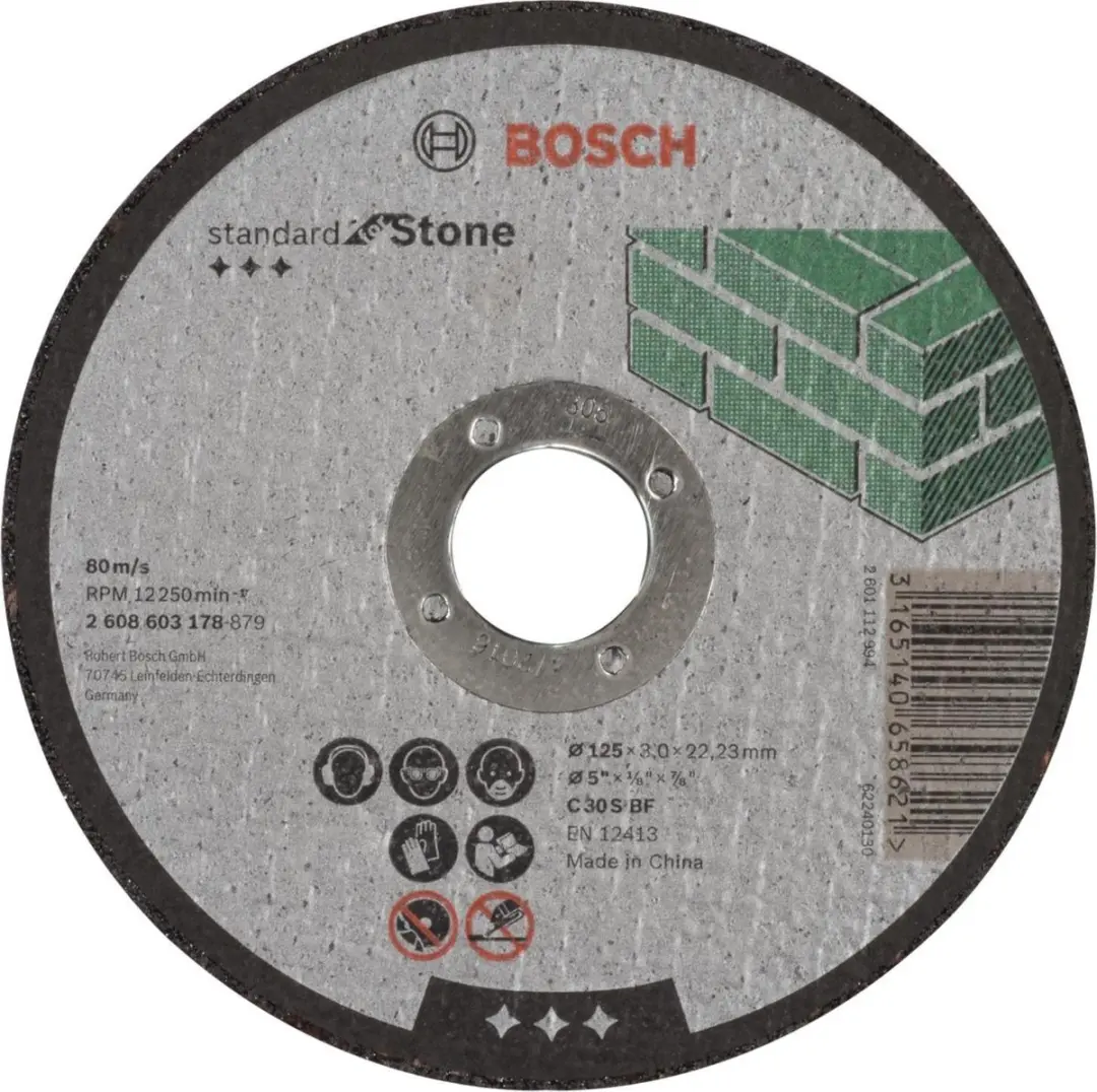 Bosch Doorslijpschijf Standard for Stone C 30 S BF 125mm