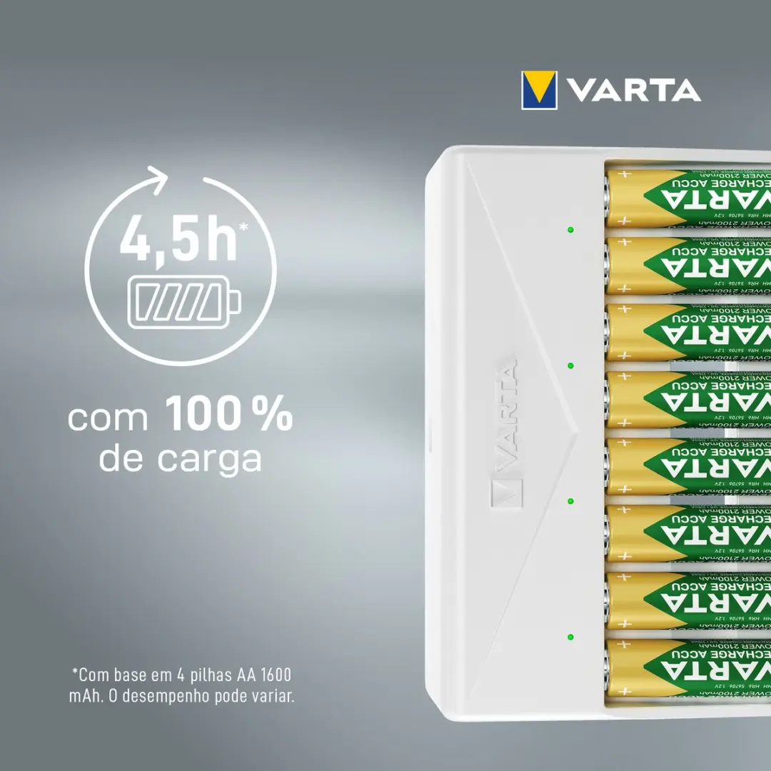 Varta Universele Batterijlader - 5 Stuks - Wit