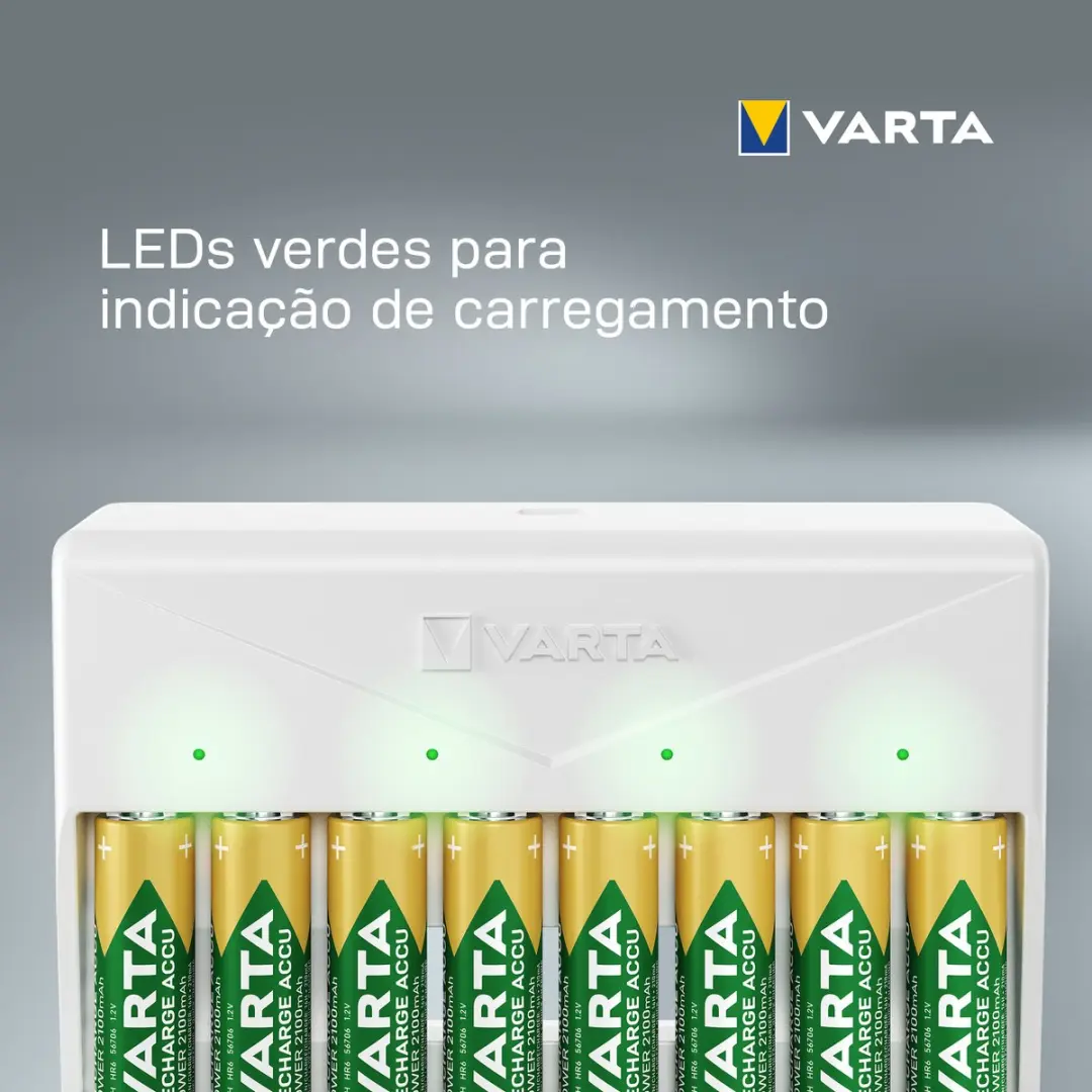 Varta Universele Batterijlader - 5 Stuks - Wit