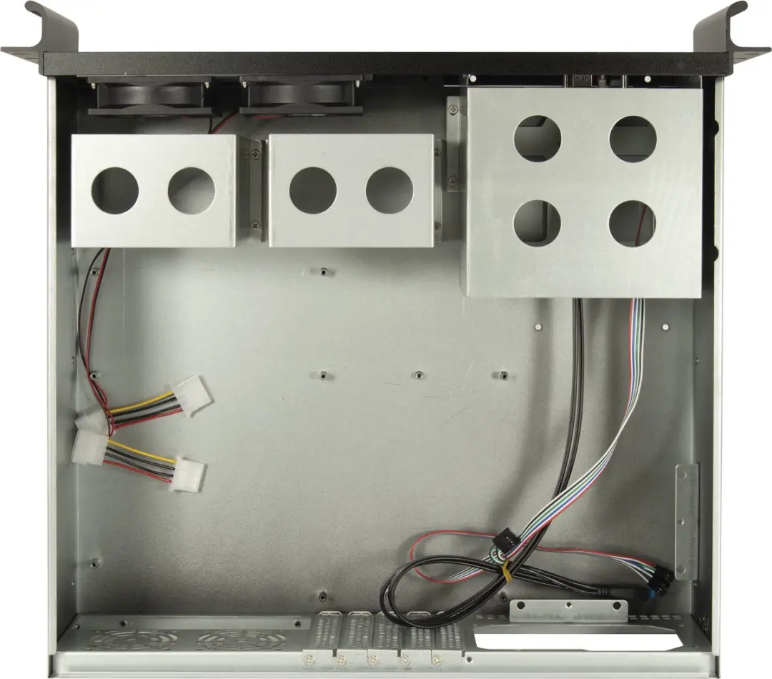 Inter-Tech 3U-K-340L Rack - 8x 3.5" 2x 2.5" - Zwart