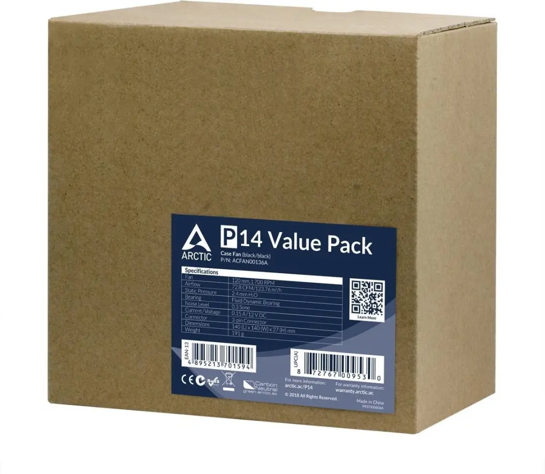 Arctic P14 Value Pack Indsats met Bl?ser ACFAN00136A