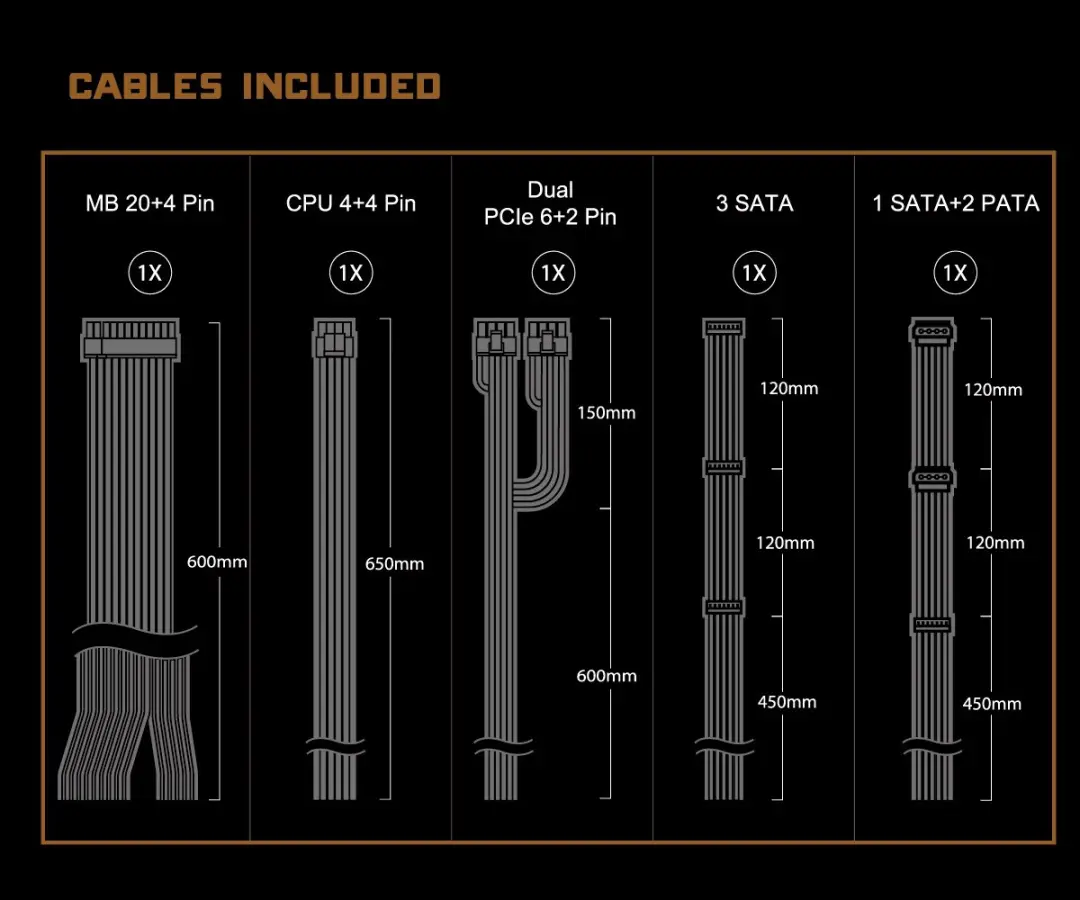 Asrock Challenger 550W Voedingsadapter - Transparent - afbeelding 6 van 6