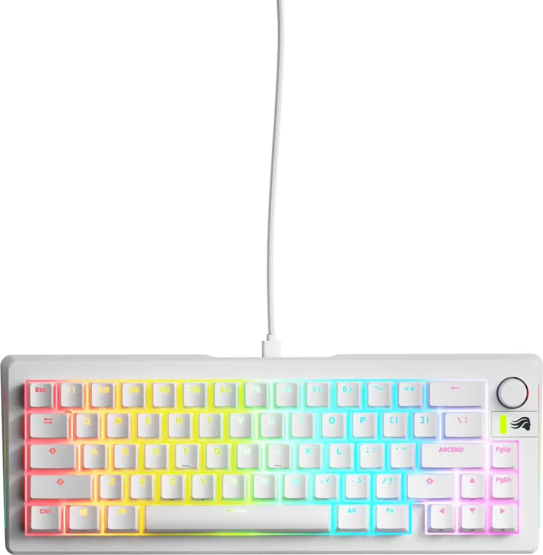 Glorious Gaming GMMK 3 65% Toetsenbord - Wit - afbeelding 6 van 6