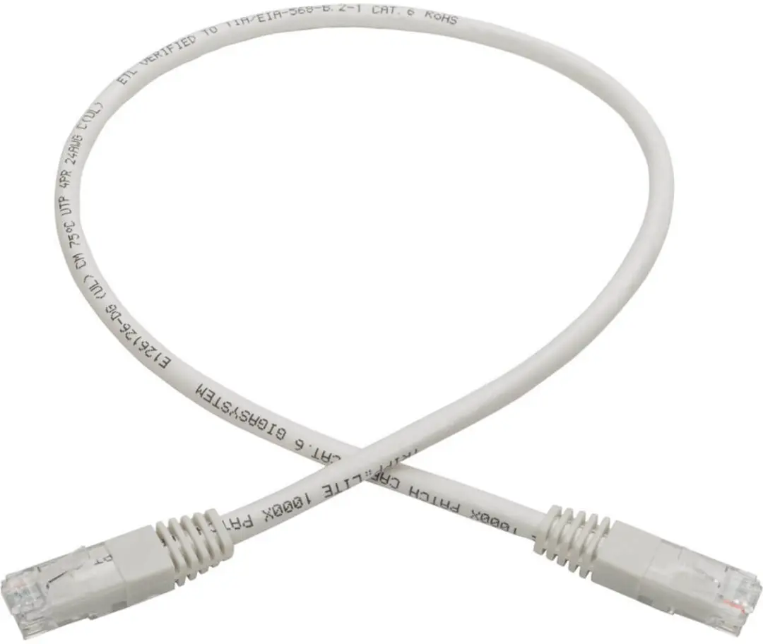 Tripp Lite N200-002-WH Netwerkkabel Cat6 Wit