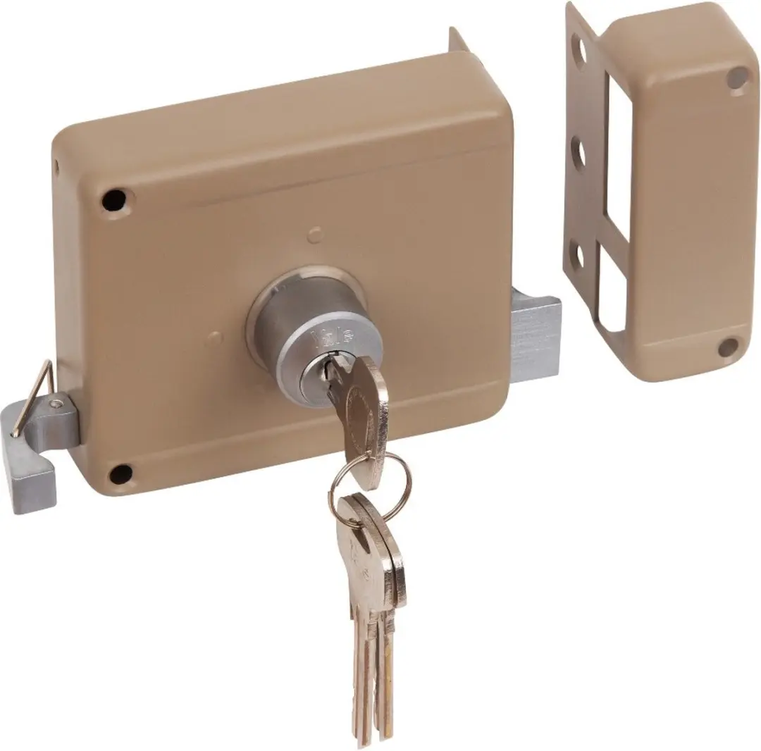 Yale Oplegslot 630 - 50mm Doornmaat - Bruin