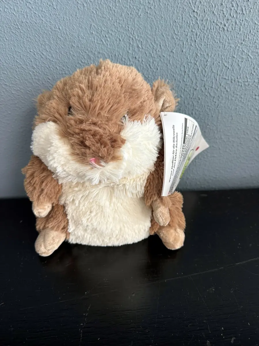 Warmies Hamster Bruin/Wit