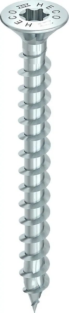 Heco Topix-plus HECO-Drive Platverzonkenkopschroef 4x40 - 200 Stuks - Grijs