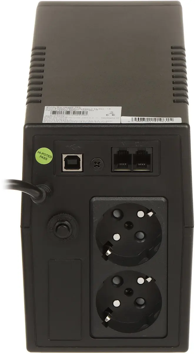 GREEN CELL UPS Micropower 600VA 360W - Zwart