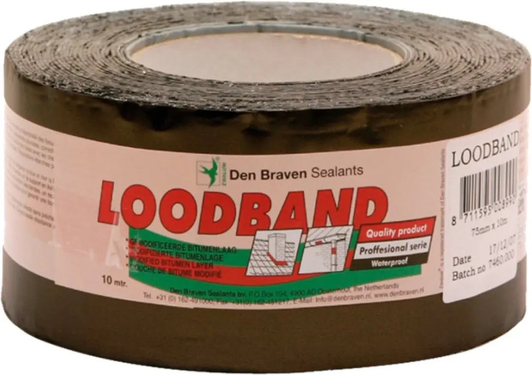 Den Braven Zwaluw Loodband 75mm x 10m