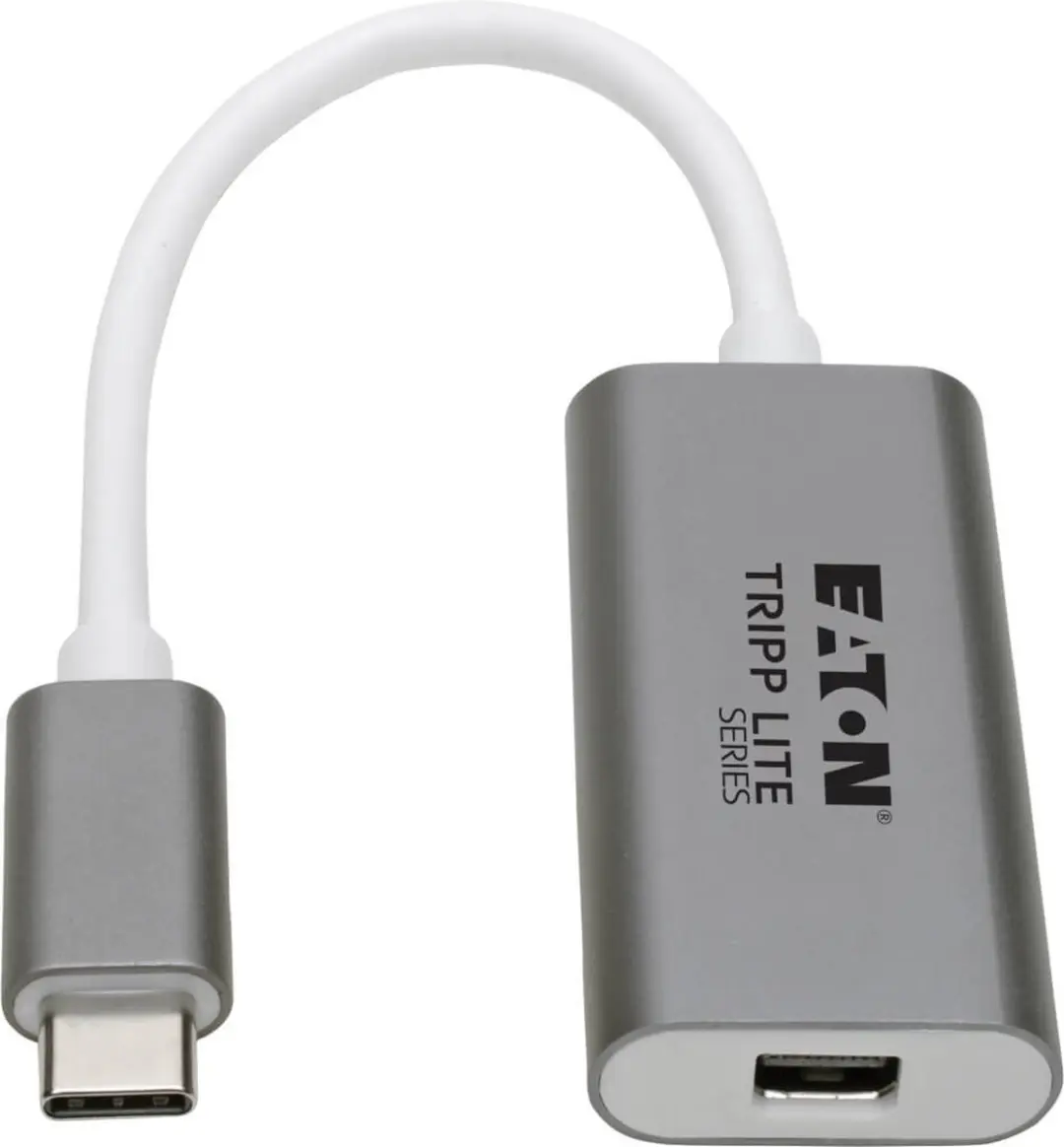 Tripp Lite U444-06N-MDP-AL USB-C naar Mini DisplayPort Adapter - 4K - 5 Gbps - Zilver/Wit