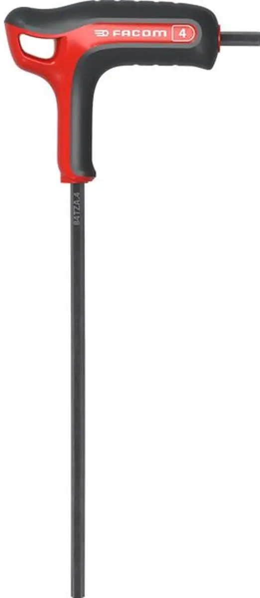 FACOM Inbussleutel P-greep Ergo 2,5mm 84TZA.2.5 - Rood/Zwart
