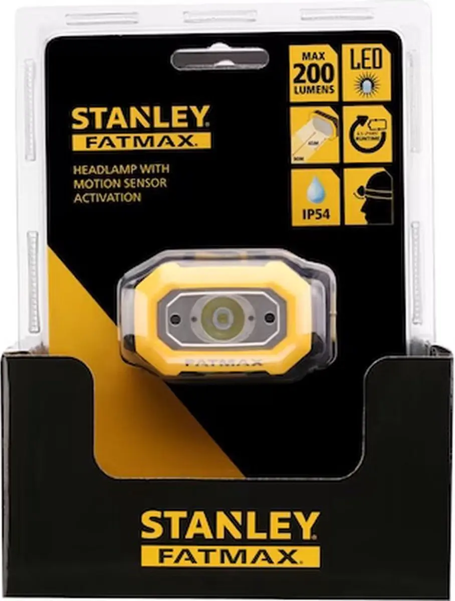 Stanley FatMax FMHT81509-0 Hoofdlamp - Zwart