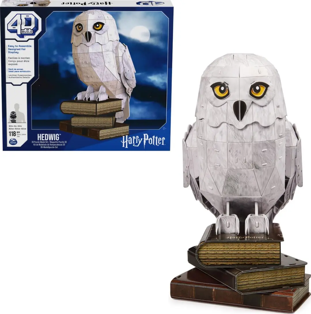 Spin Master Harry Potter 4D Build Hedwig 3D Puzzel