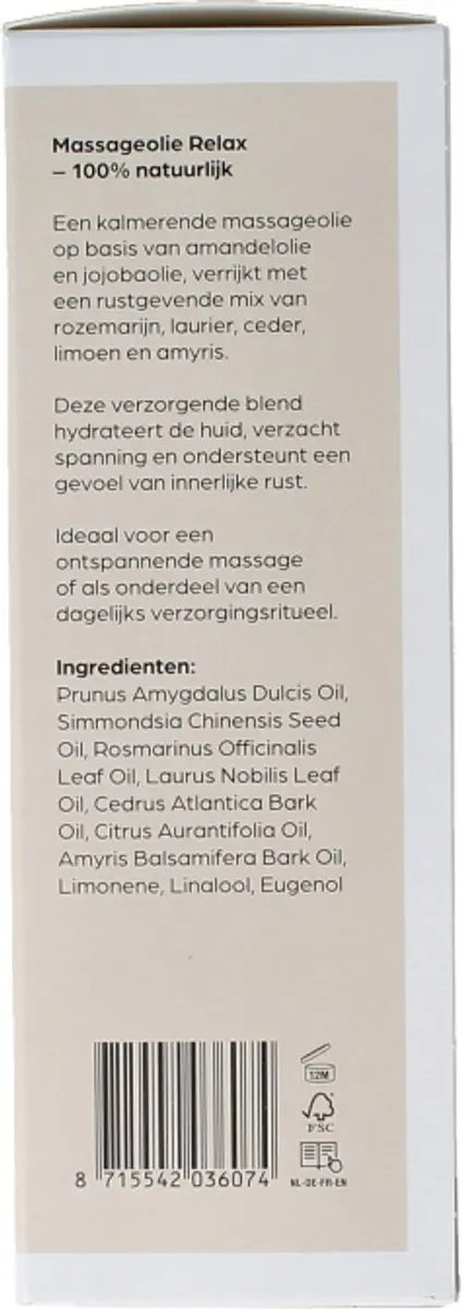Volatile Massageolie Relax 100ml