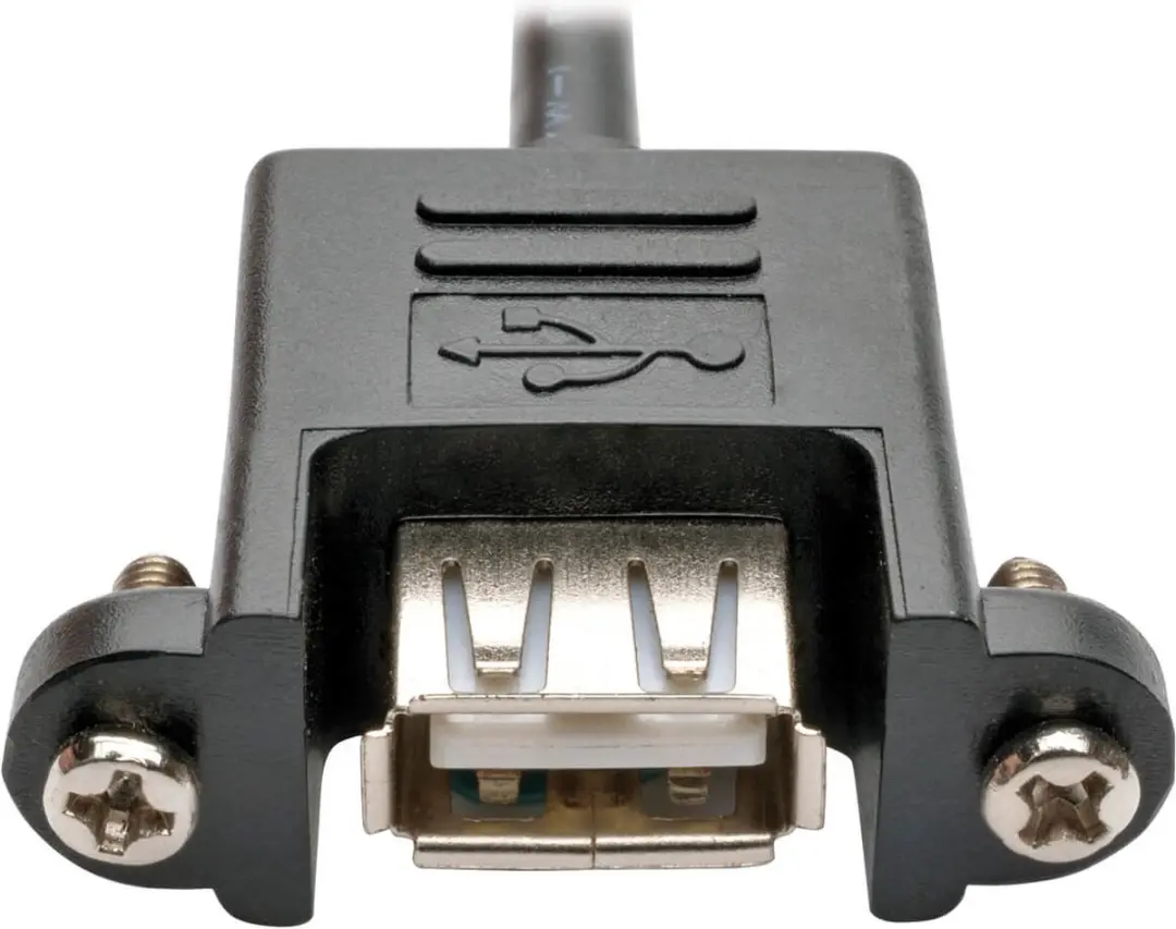 Tripp Lite U024-001-5P-PM USB 2.0 Kabel - 5-pin IDC naar Type-A (F/F) - 30cm - Zwart