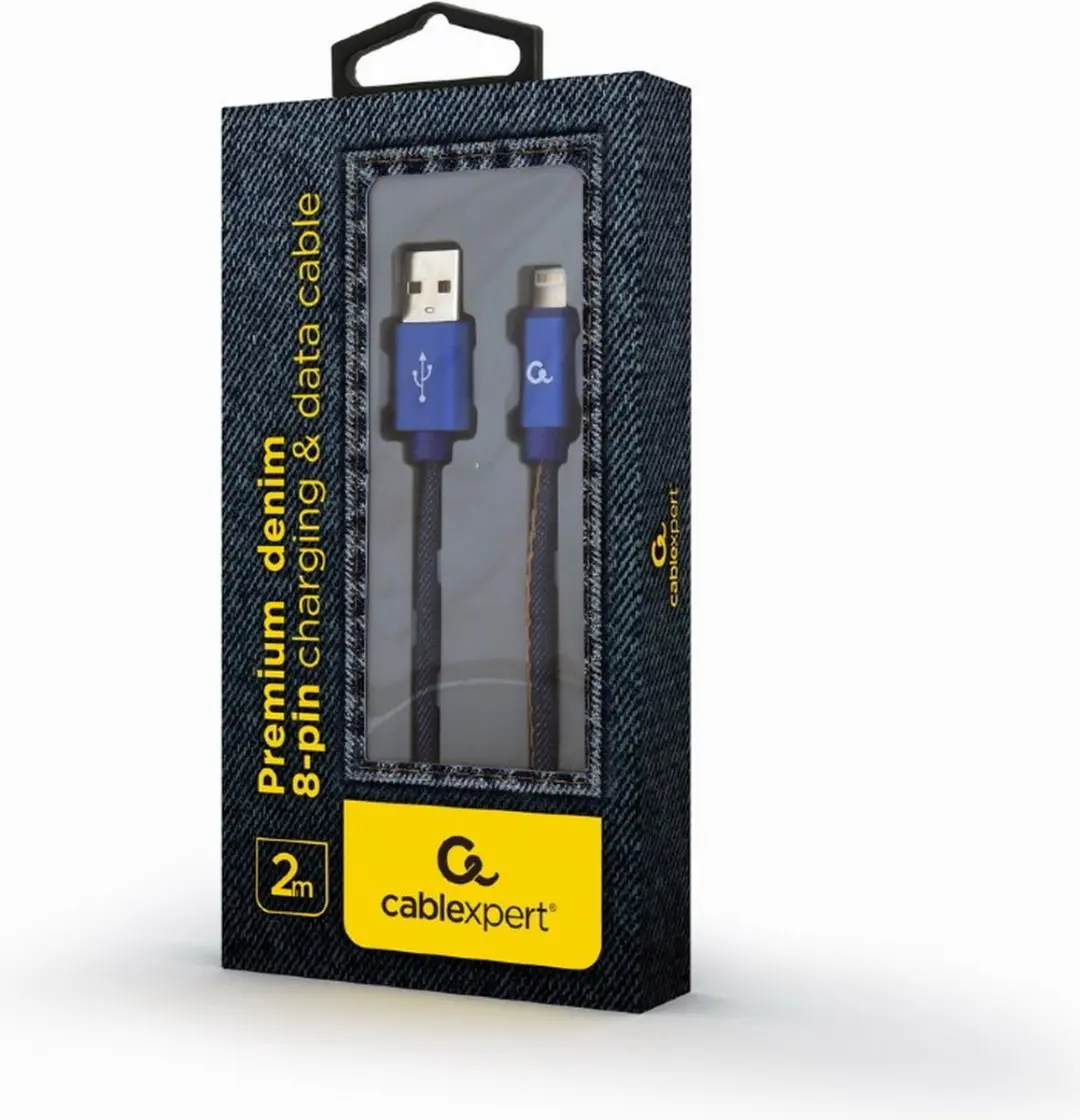 Cablexpert 8-Pin Kabel 2m Denim Blue