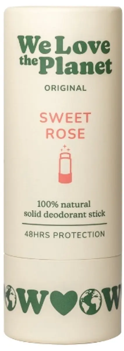 We Love The Planet Sweet Rose Deodorant Stick 40g