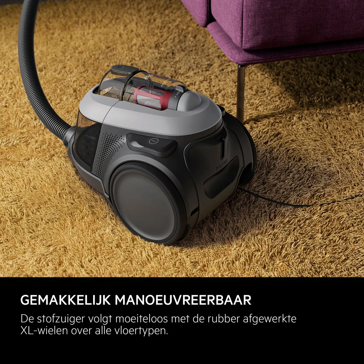 AEG AL61A4UG Animal Stofzuiger - 700W - 1.6L Hepa 13 - Zwart/Grijs