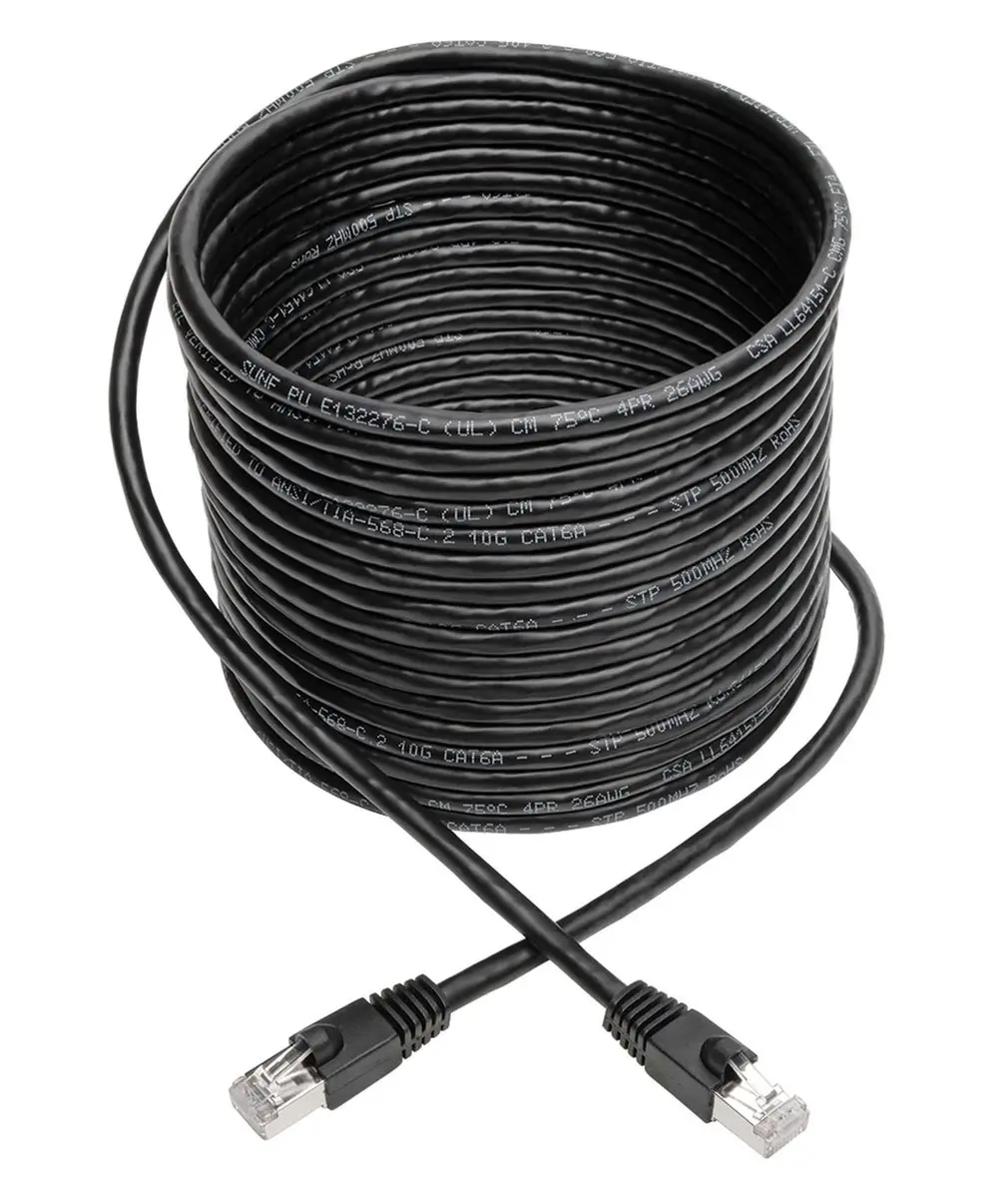 Tripp Lite N262-030-BK Netwerkkabel Cat6a 9,14m - Zwart