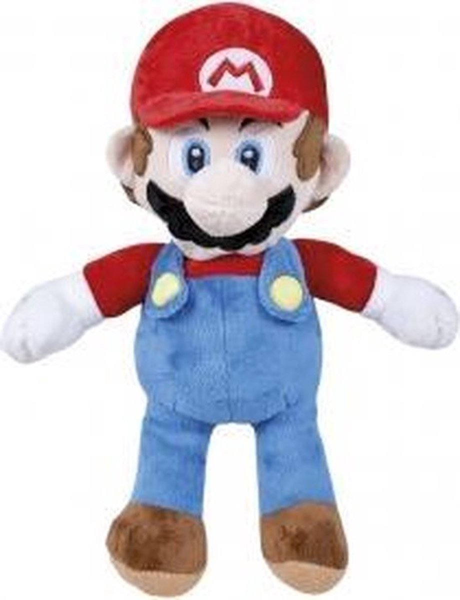 Nintendo Pluche knuffel pop - Game karakter Super Mario - 30 cm - Speelgoed poppen - cadeau