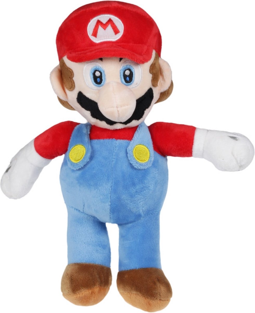 Nintendo Pluche knuffel pop - Game karakter Super Mario - 30 cm - Speelgoed poppen - cadeau
