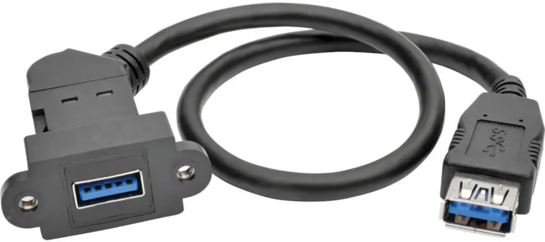 Tripp Lite U325-001-KPA-BK USB-kabel 0,3m - USB A - Zwart