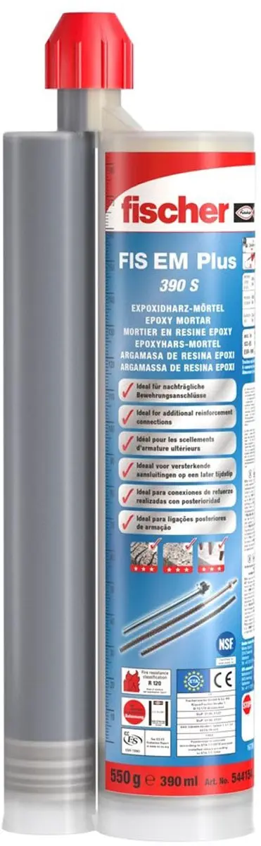 Fischer FIS EM Plus 390 S Epoxy Injectiemortel