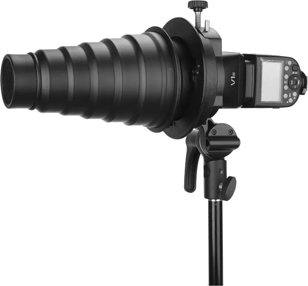 Godox S2-type Bracket Bowens D174031 - Zwart