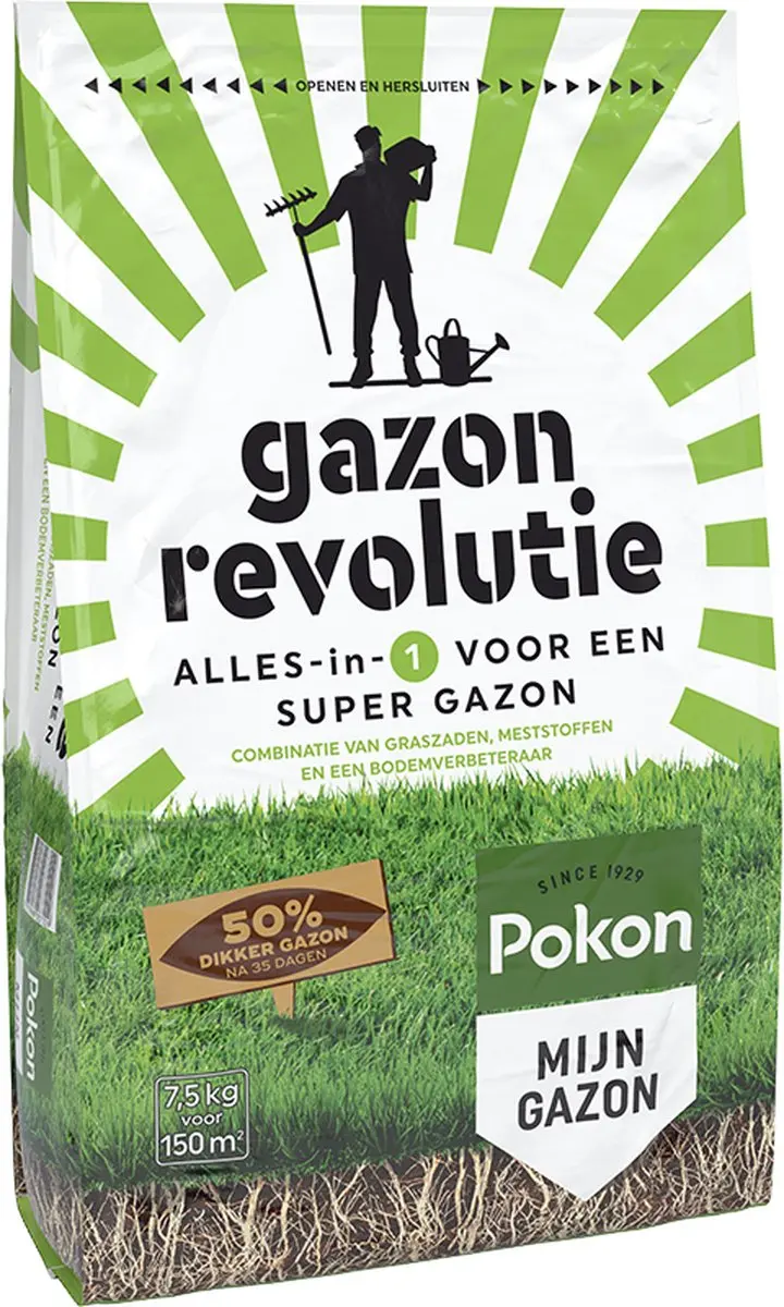 Pokon Gazon Revolutie 7,5kg Bodemverbeteraar
